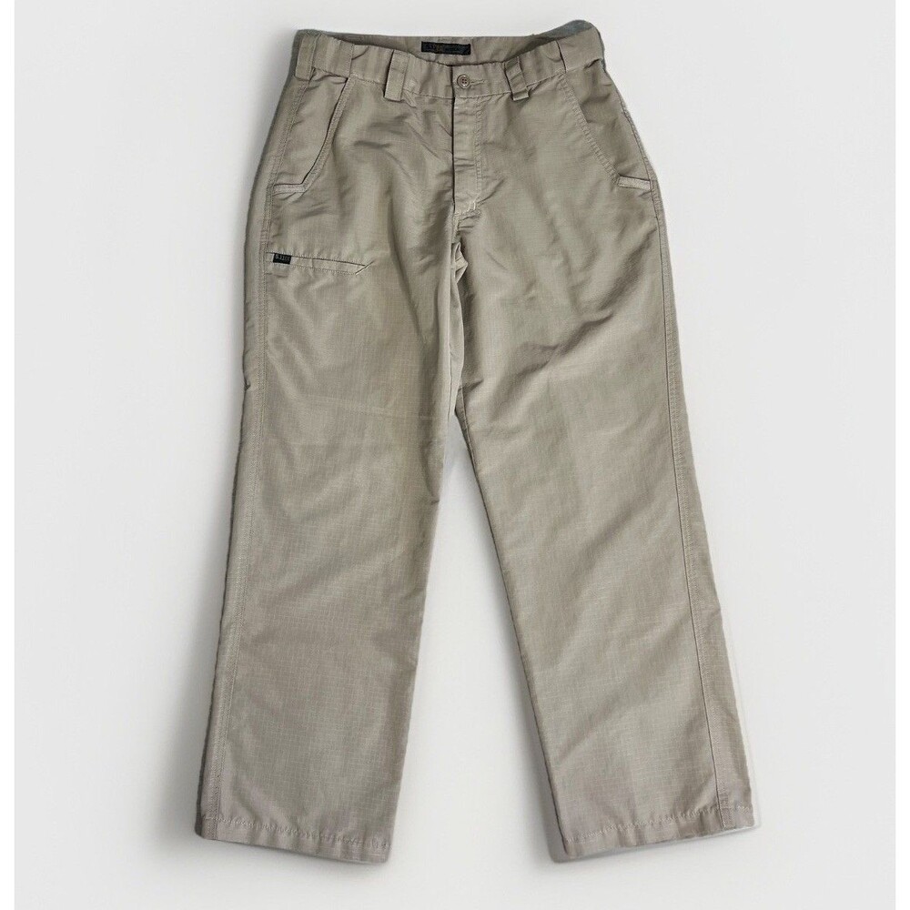 5.11 Tactical Pants Mens 30 X 30 Fast Tac Urban 74461 Khaki Ripstop Utility